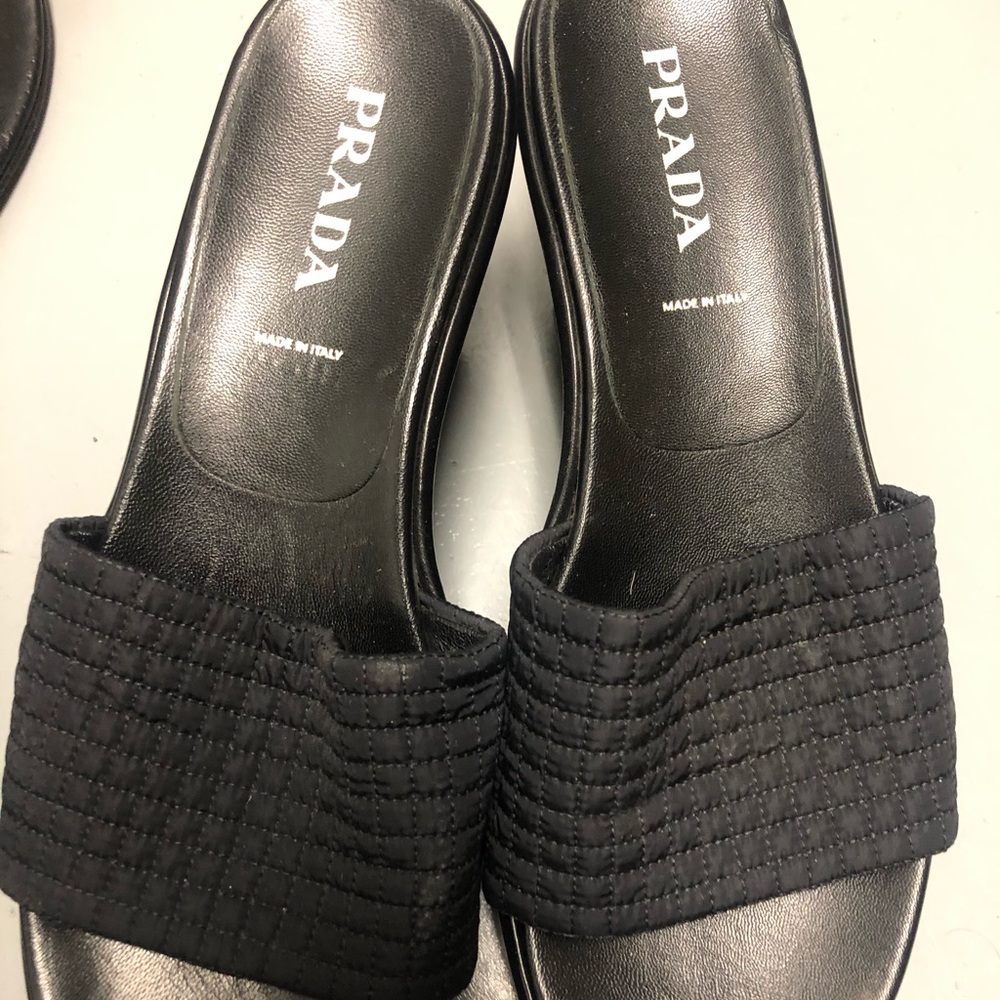 COPY - Prada wedge slip ons
